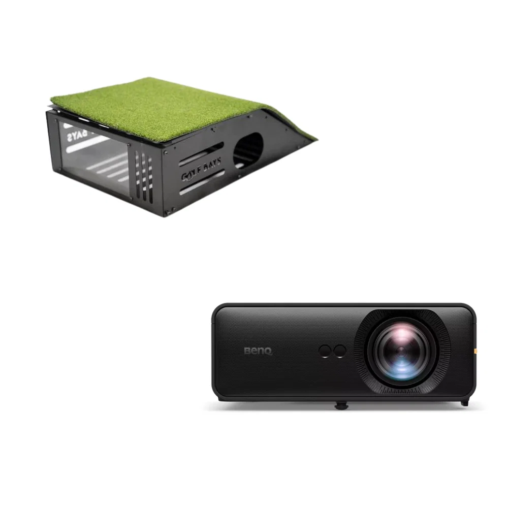 BenQ AH500ST Golf Simulator Projector + Floor Mount Case