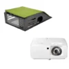 Optoma ZH450ST Short Throw Projector + Floor Mounted Case Bundle for Golf Simulators